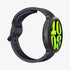 ACS06394 - Galaxy Watch 6 Classic (47mm) Case Liquid Air in matte black showing the front